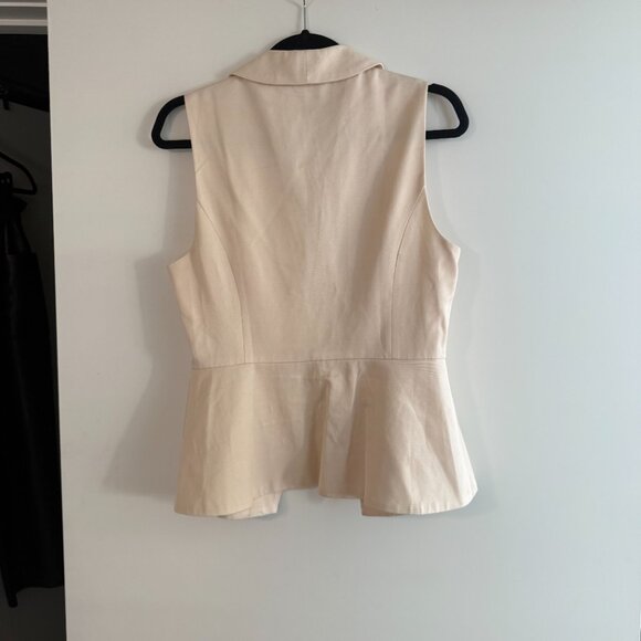 Reformation Oakley Vest, color sugar Size 8 1324 - Picture 8 of 10